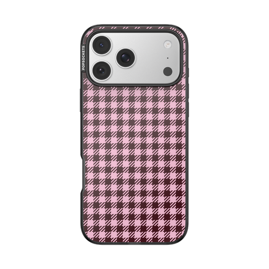 Black Cherry Gingham — iPhone 17 Pro Max MagSafe Case - US 99433
