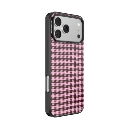 Black Cherry Gingham — iPhone 17 Pro Max MagSafe Case - US 12126
