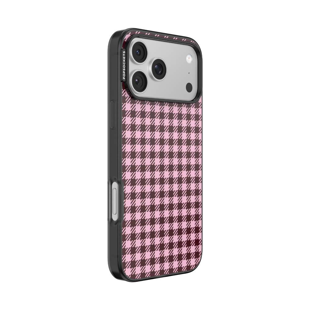 Black Cherry Gingham — iPhone 17 Pro Max MagSafe Case - US 09036