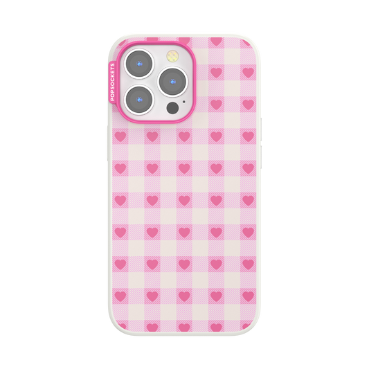 Blush Gingham — iPhone 13 Pro MagSafe Case - US 45513