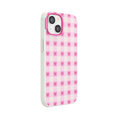 Blush Gingham — iPhone 14 MagSafe Case - US 85935