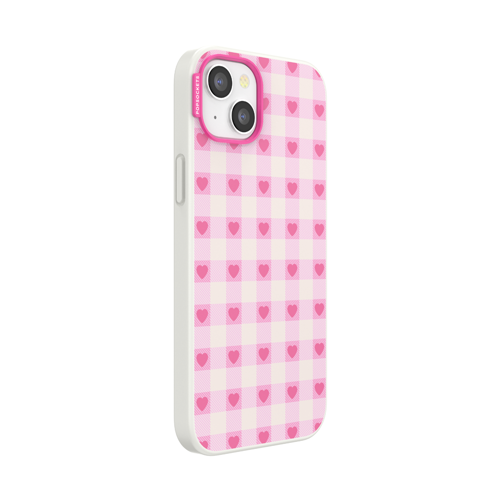 Blush Gingham — iPhone 15 Plus MagSafe Case - US 26892