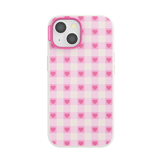 Blush Gingham — iPhone 15 MagSafe Case - US 40434