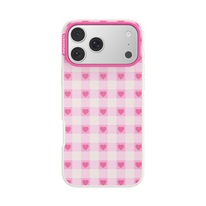 Blush Gingham — iPhone 17 Pro Max MagSafe Case - US 37643