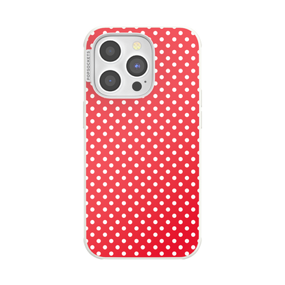 Cherry Red Polka Dot — iPhone 14 Pro MagSafe Case - US 01931
