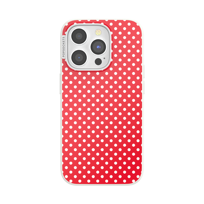 Cherry Red Polka Dot — iPhone 15 Pro MagSafe Case - US 06667