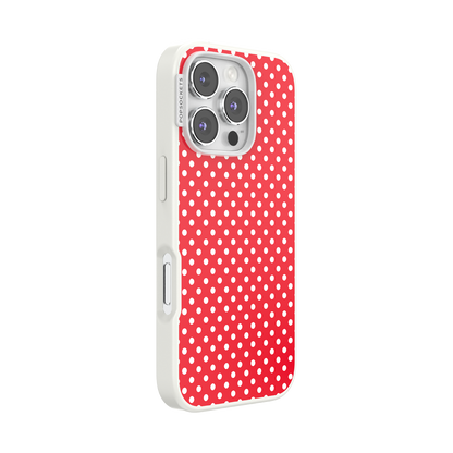 Cherry Red Polka Dot — iPhone 16 Pro MagSafe Case - US 16590