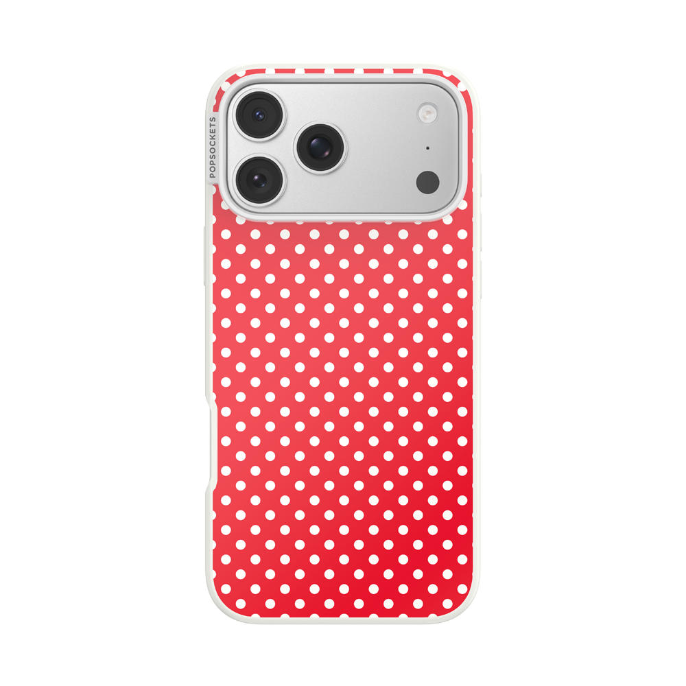 Cherry Red Polka Dot — iPhone 17 Pro Max MagSafe Case - US 12158