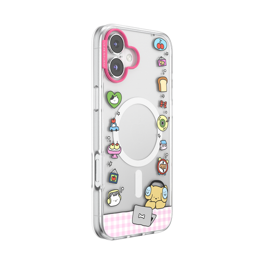 Dog Typing — iPhone 16 Plus MagSafe Case - US 90575
