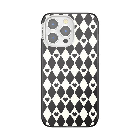 Harlequin Hearts Black  — iPhone 13 Pro MagSafe Case - US 68885