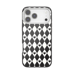 Harlequin Hearts Black — iPhone 17 Pro Max MagSafe Case - US 98778