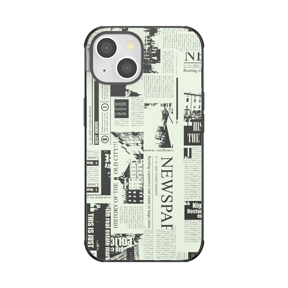 Hot off the Press Black — iPhone 13 MagSafe Case - US 66134