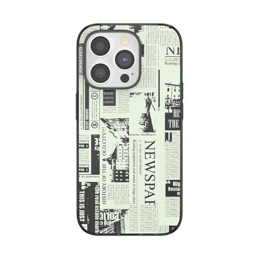 Hot off the Press Black — iPhone 15 Pro MagSafe Case - US 73671