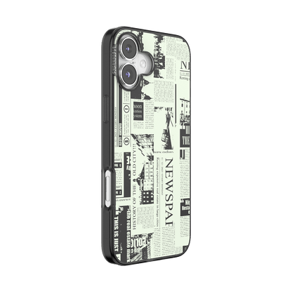 Hot off the Press Black — iPhone 16 Plus MagSafe Case - US 28292