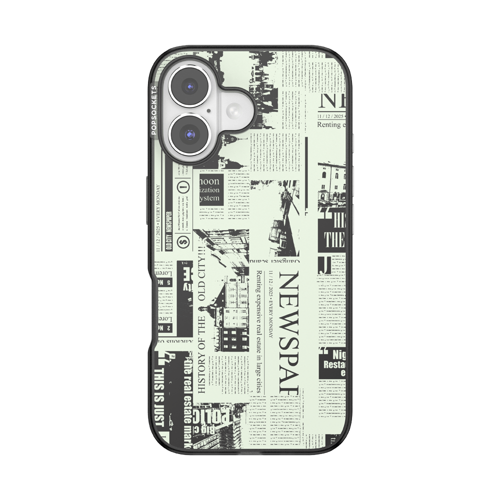Hot off the Press Black — iPhone 16 MagSafe Case - US 26368