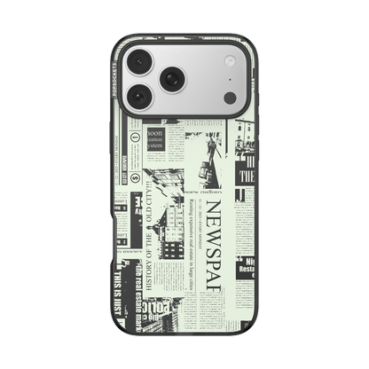 Hot off the Press Black — iPhone 17 Pro Max MagSafe Case - US 37911
