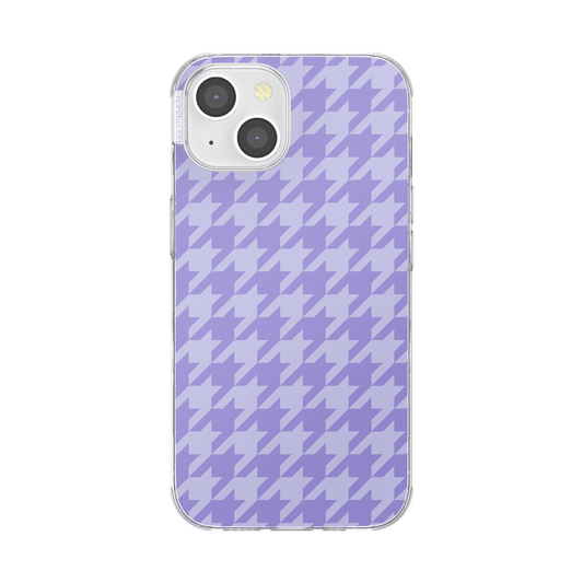 Lilac Houndstooth — iPhone 13 MagSafe Case - US 47737