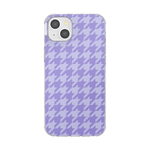 Lilac Houndstooth — iPhone 14 Plus MagSafe Case - US 80500