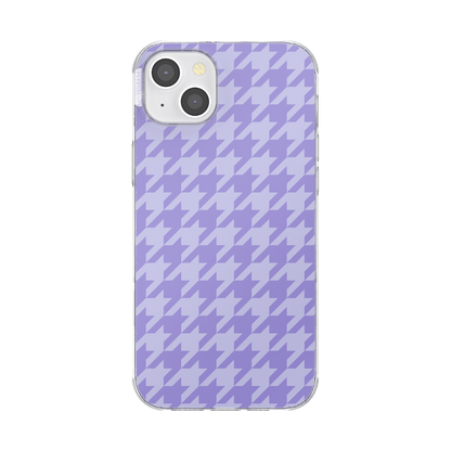 Lilac Houndstooth — iPhone 14 Plus MagSafe Case - US 80500