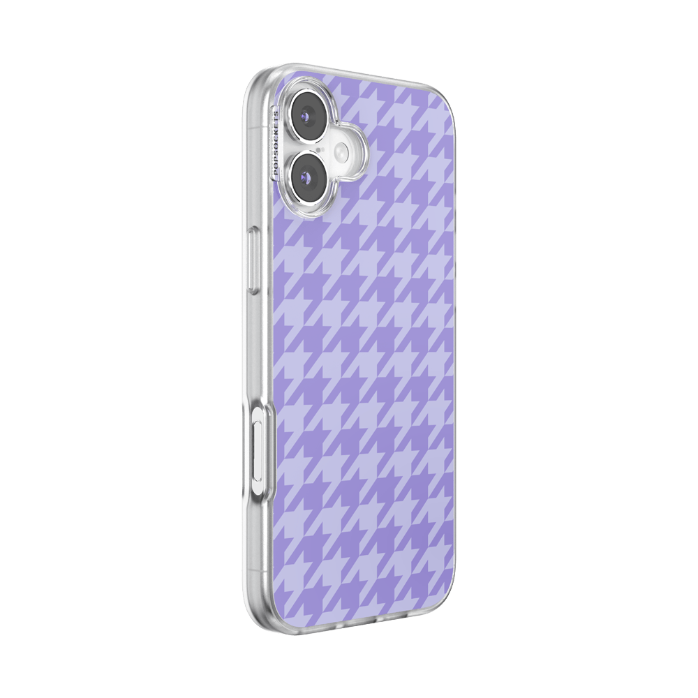 Lilac Houndstooth — iPhone 16 Plus MagSafe Case - US 62431