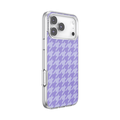 Lilac Houndstooth — iPhone 17 Pro Max MagSafe Case - US 32480