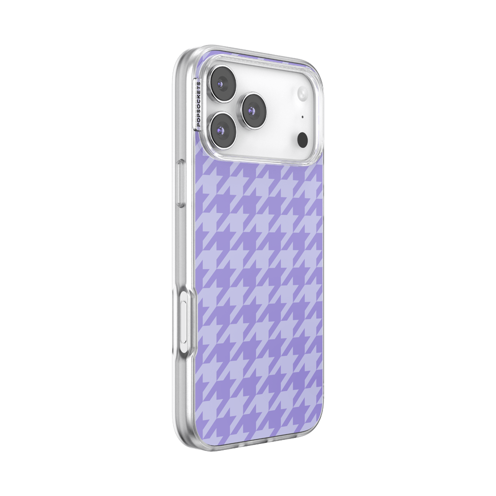 Lilac Houndstooth — iPhone 17 Pro Max MagSafe Case - US 95158