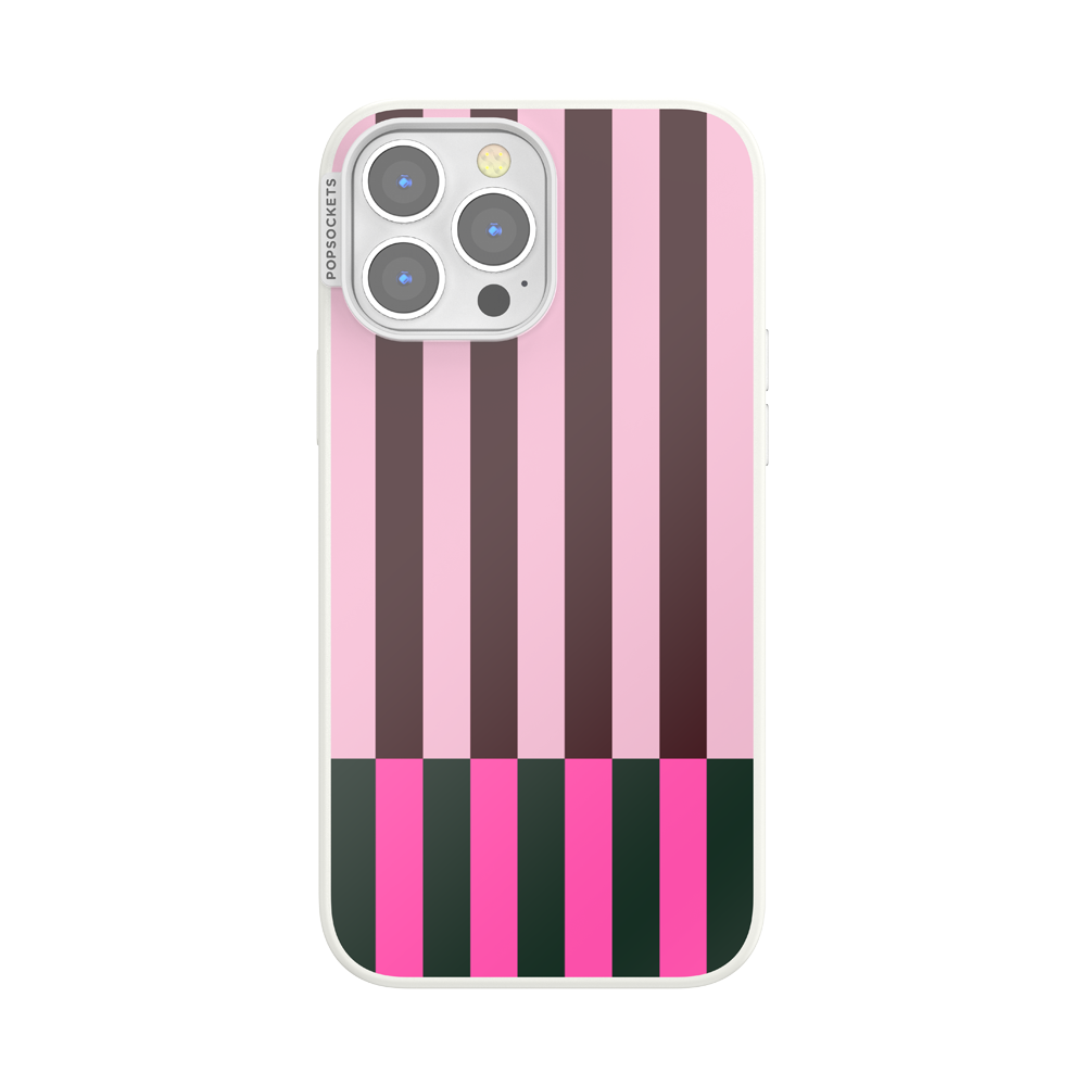 Pop of Pink Stripe — iPhone 13 Pro Max MagSafe Case - US 75657