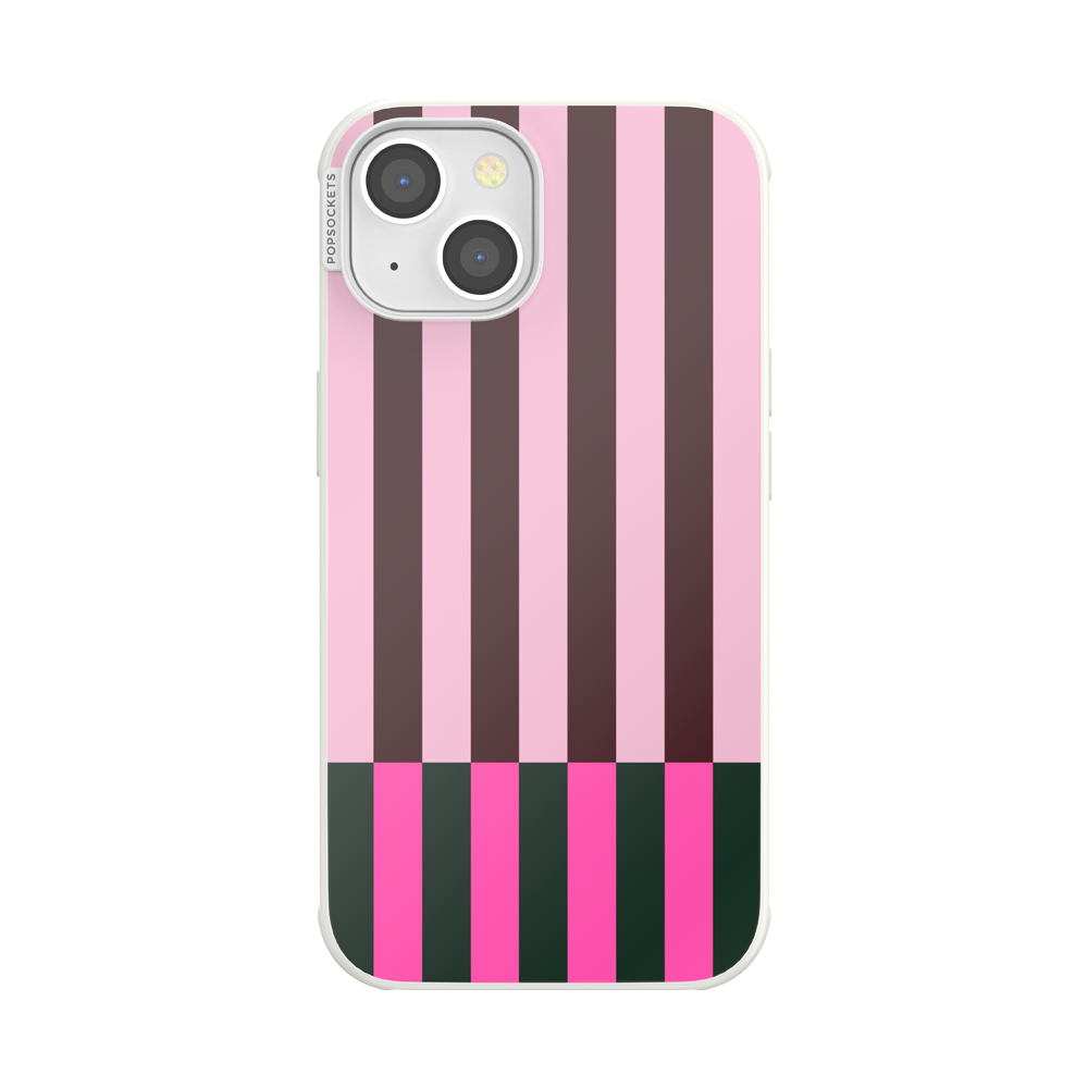 Pop of Pink Stripe — iPhone 14 MagSafe Case - US 61209