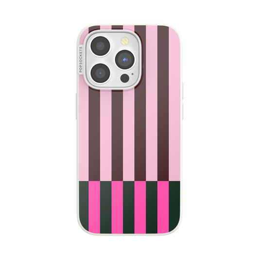 Pop of Pink Stripe — iPhone 15 Pro MagSafe Case - US 52477