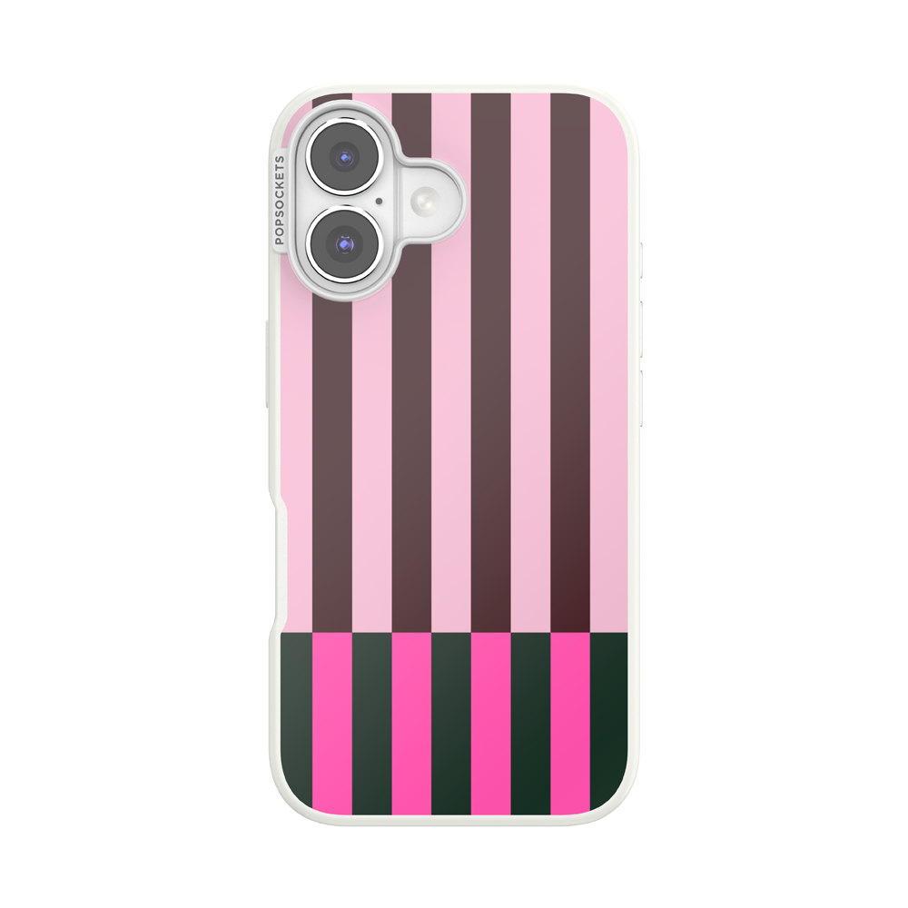 Pop of Pink Stripe — iPhone 16 MagSafe Case - US 47346