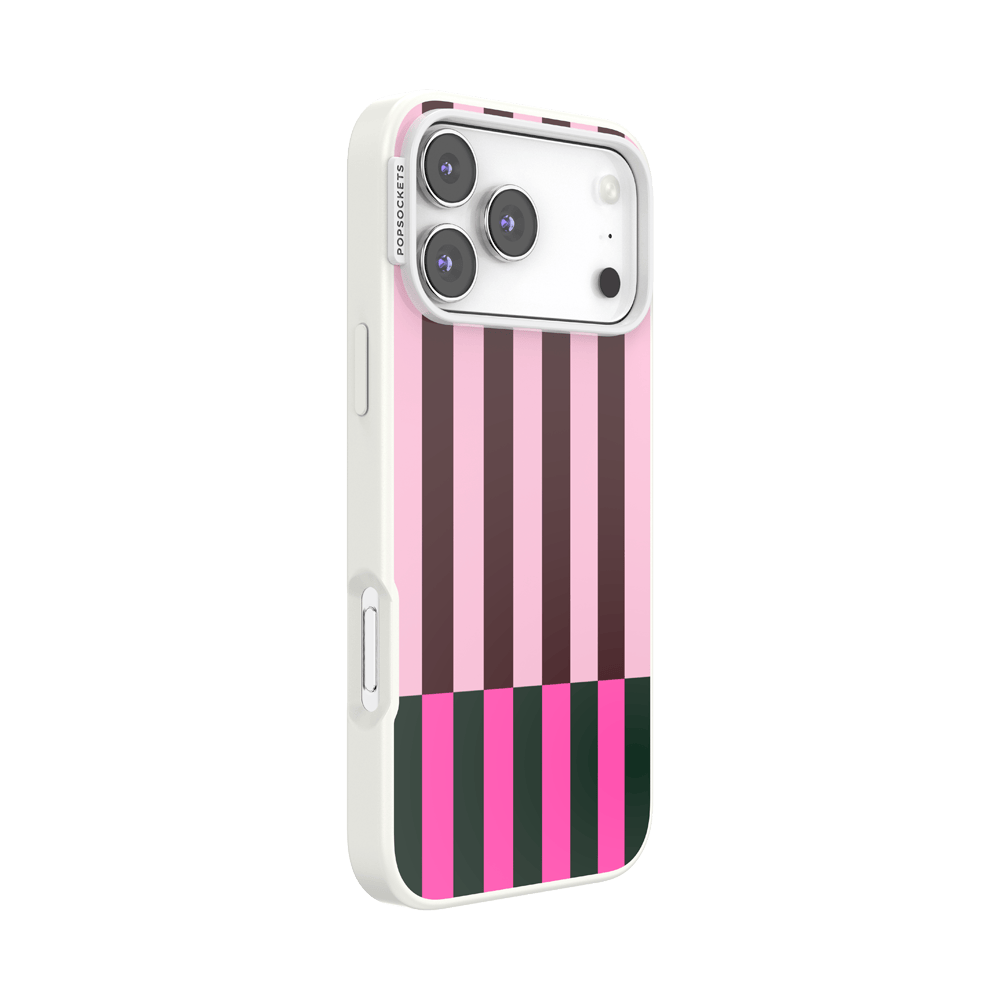 Pop of Pink Stripe — iPhone 17 Pro Max MagSafe Case - US 50008
