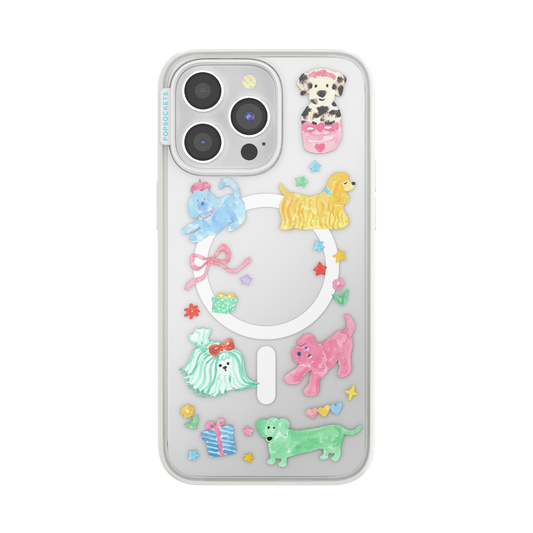 Puppy Cluster — iPhone 15 Pro Max MagSafe Case - US 76469