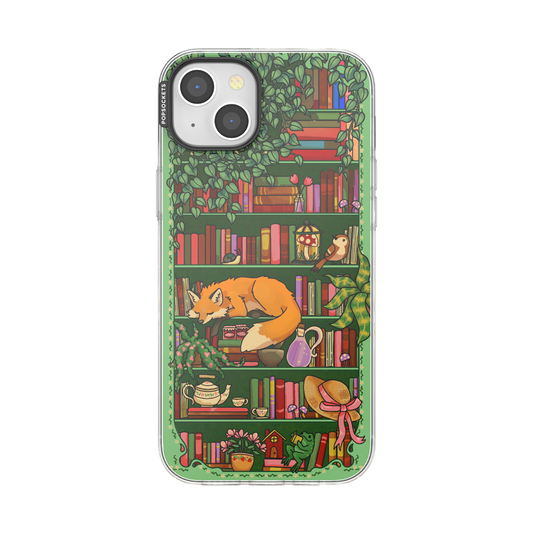 Storied Shelves Green — iPhone 15 Plus MagSafe Case - US 19420
