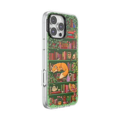 Storied Shelves Green — iPhone 16 Pro Max MagSafe Case - US 67525
