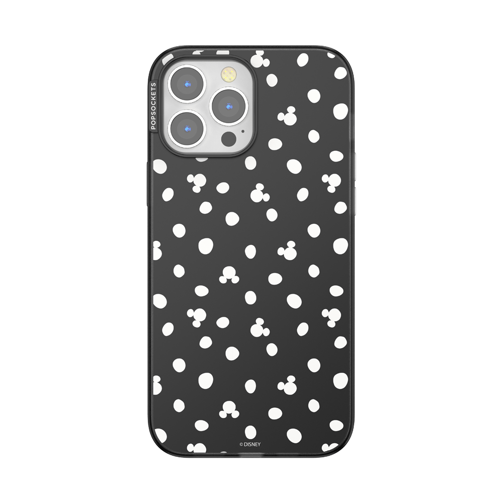Translucent Black Mickey Polka Dot — iPhone 13 Pro Max MagSafe Case - US 05751