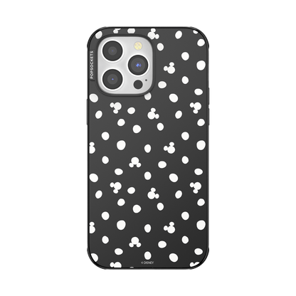 Translucent Black Mickey Polka Dot — iPhone 14 Pro Max MagSafe Case - US 05674