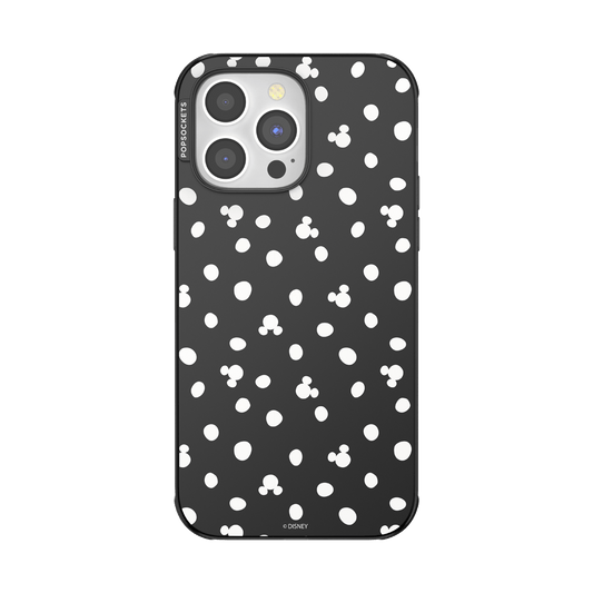 Translucent Black Mickey Polka Dot — iPhone 14 Pro Max MagSafe Case - US 05674