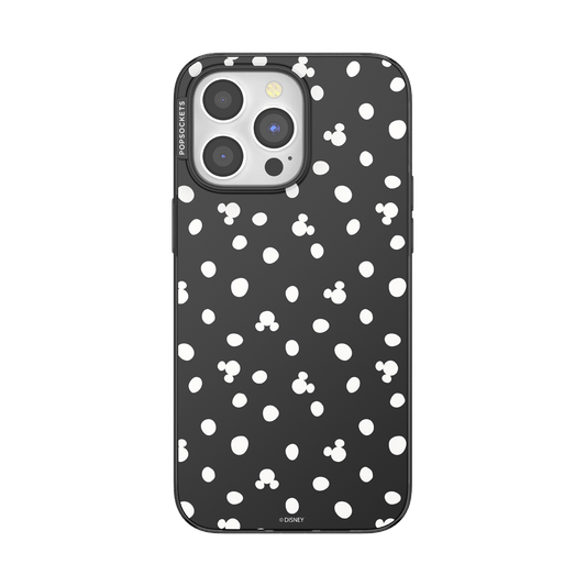 Translucent Black Mickey Polka Dot — iPhone 15 Pro Max MagSafe Case - US 85921