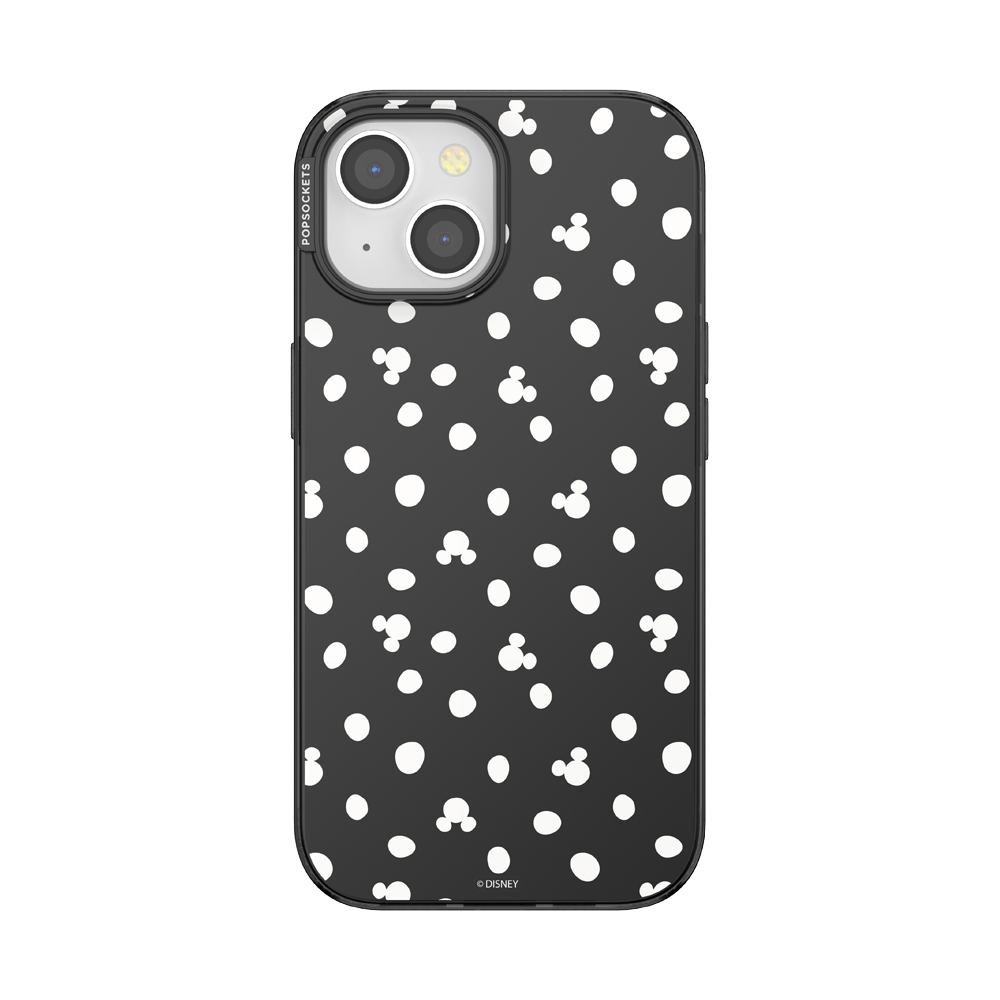 Translucent Black Mickey Polka Dot — iPhone 15 MagSafe Case - US 91208