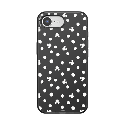 Translucent Black Mickey Polka Dot — iPhone 17e/16e MagSafe Case - US 39924
