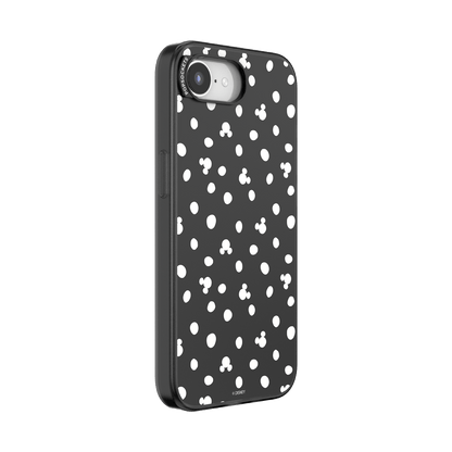 Translucent Black Mickey Polka Dot — iPhone 17e/16e MagSafe Case - US 46812