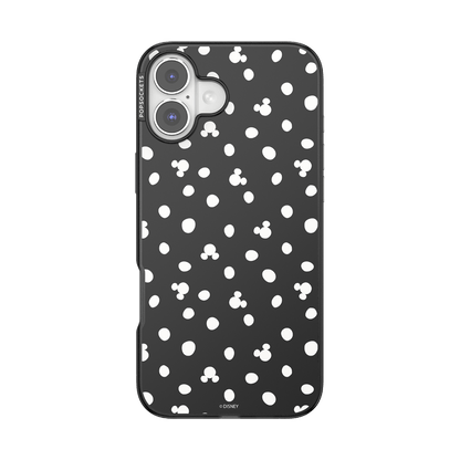 Translucent Black Mickey Polka Dot — iPhone 16 Plus MagSafe Case - US 05365