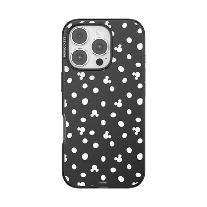 Translucent Black Mickey Polka Dot — iPhone 16 Pro MagSafe Case - US 47638