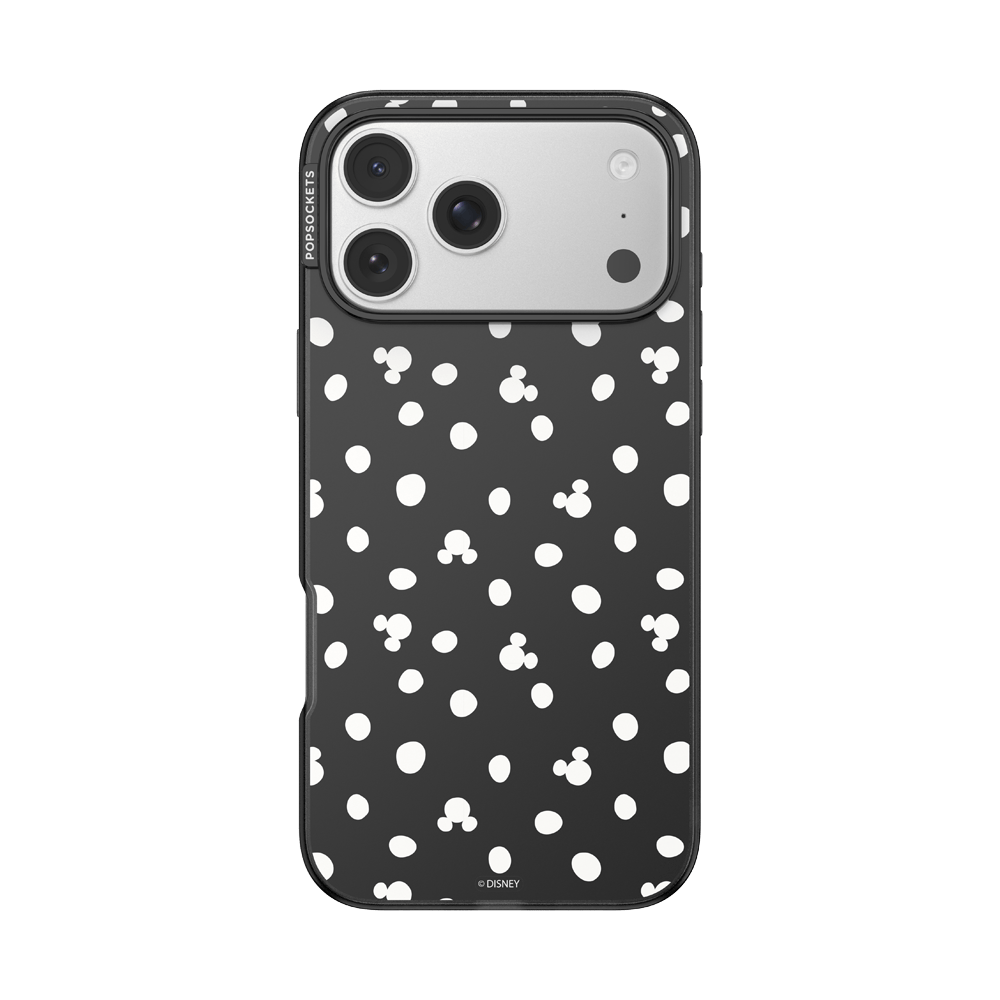 Translucent Black Mickey Polka Dot — iPhone 17 Pro Max MagSafe Case - US 64664