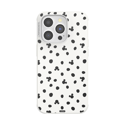 White Mickey Polka Dot — iPhone 14 Pro MagSafe Case - US 03349