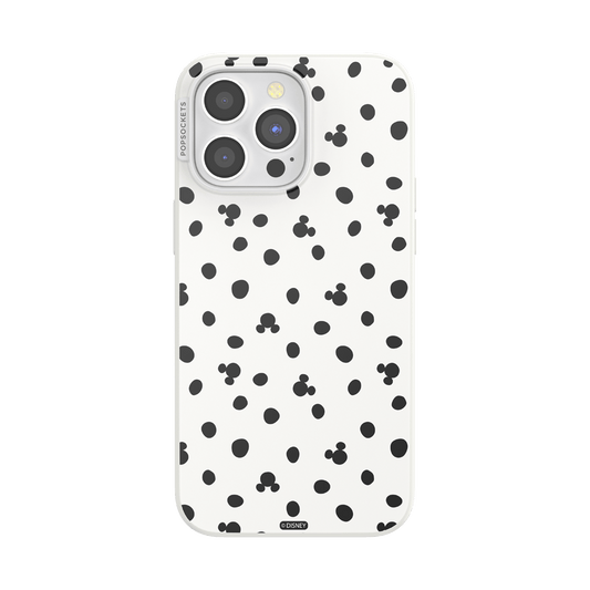 White Mickey Polka Dot — iPhone 15 Pro Max MagSafe Case - US 17681