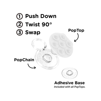 Clear — Suck-Up PopTop & Mount - US 33394
