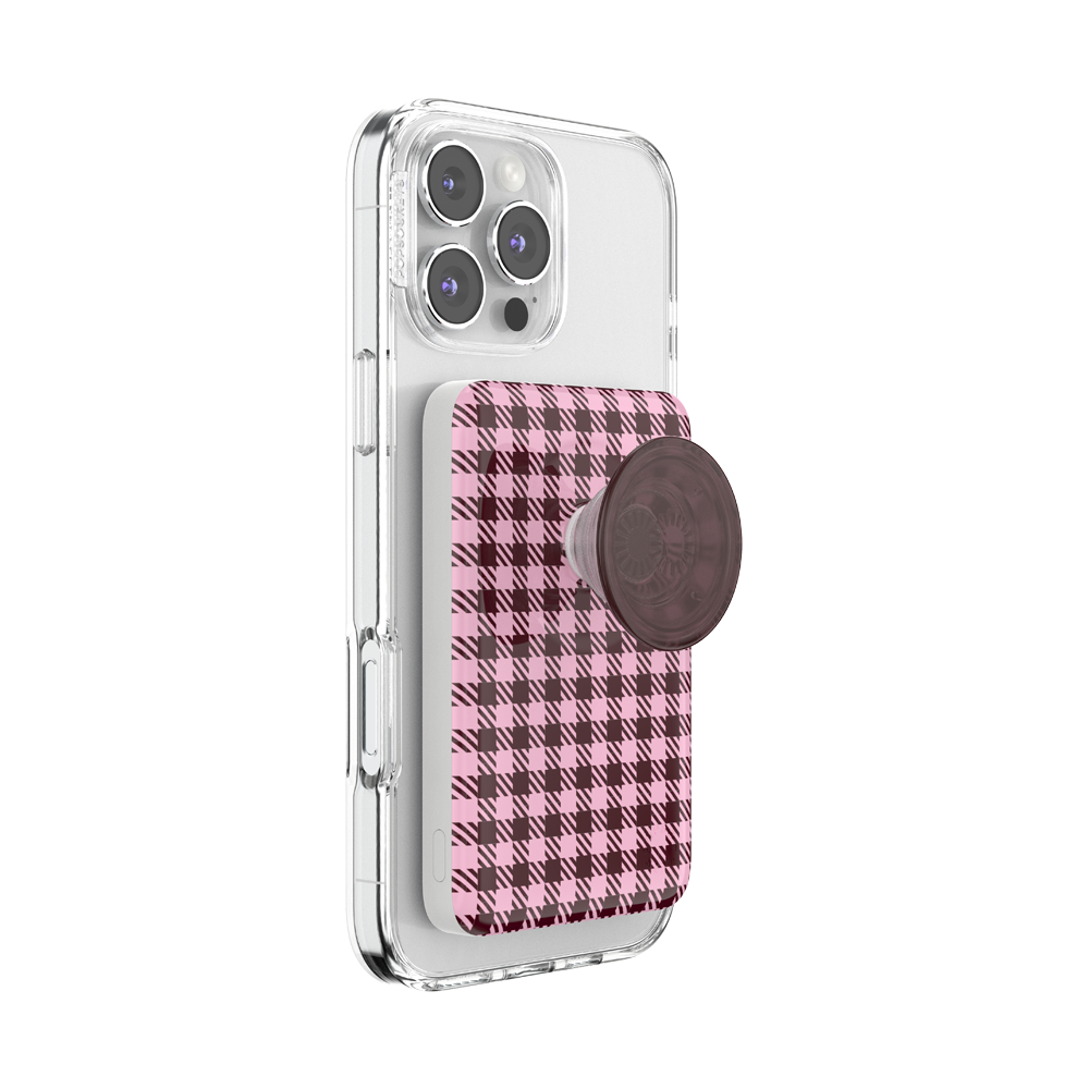 Black Cherry Gingham — MagSafe PowerPack - US 53197