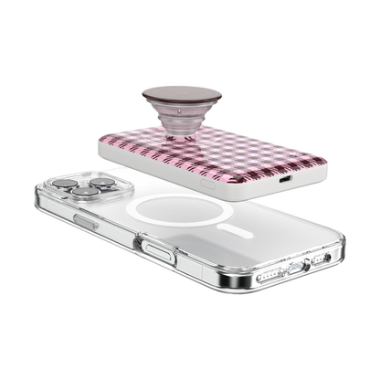 Black Cherry Gingham — MagSafe PowerPack - US 16543
