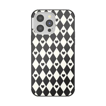 Harlequin Hearts Black — iPhone 14 Pro Max MagSafe Case - US 97730